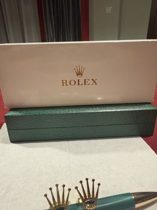 Set Rolex cadou lux butoni si pix,full box