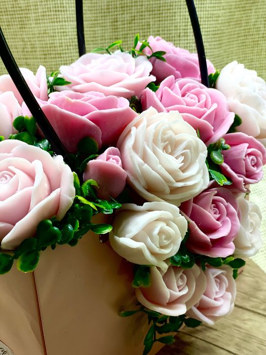 Букет мыльных цветов - Розы.
