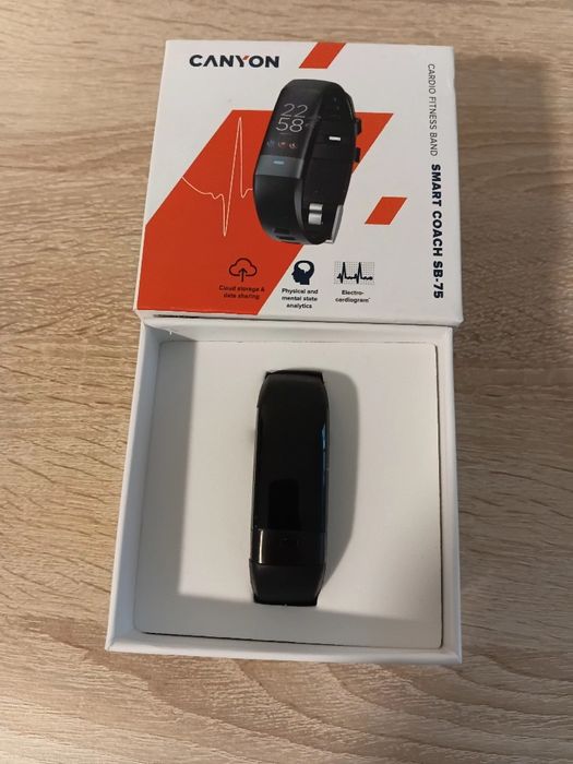 Фитнес гривна Smartwatch Canyon Smart Coach SB-75, Black