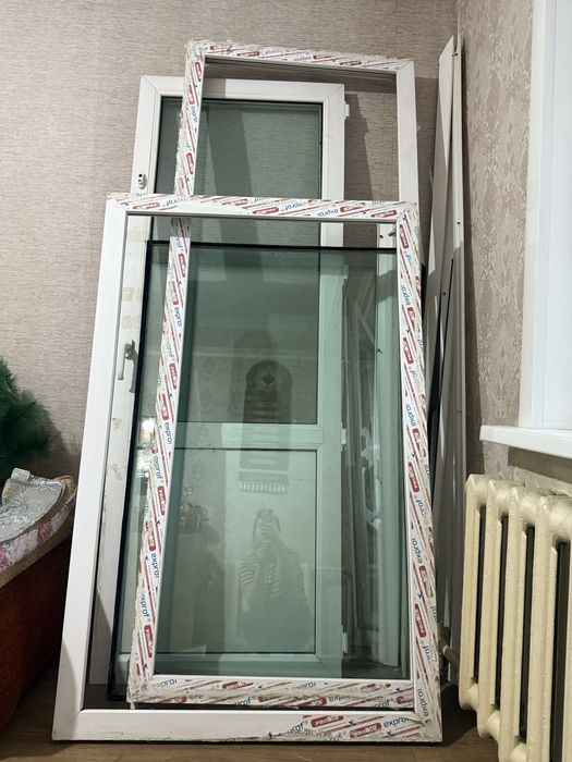 Б/у балкон есик терезе сатылады