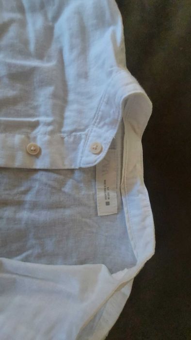 Бяла риза Zara за момченце, 122 см