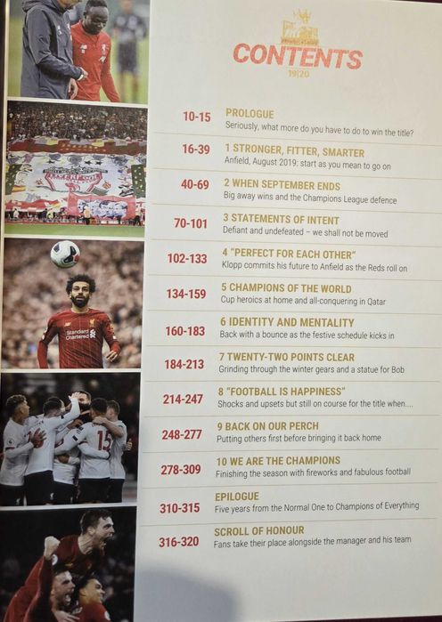 Champions 19/20. Liverpool FC Official Premier League Winners Book