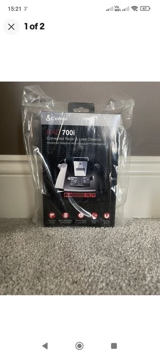 Detector radar Cobra RAD 700i oled autoinvatare