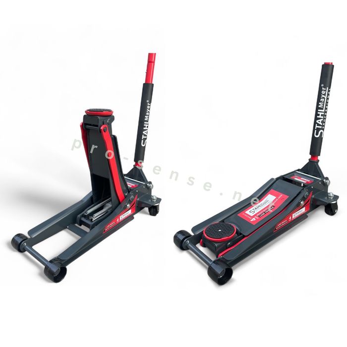 Нископрофилен Крик 4 тона Крокодил  83-505мм с 2 помпи StahlMayer-XL