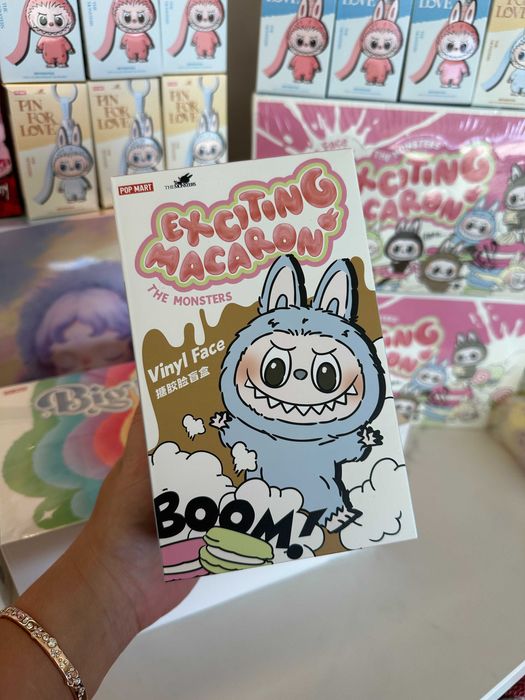 Оригинална Labubu Exciting Macaron Pop Mart – пълен неотворен сет