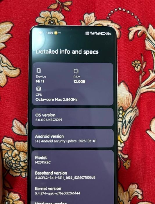 Продам Xiaomi mi 11 snap 888