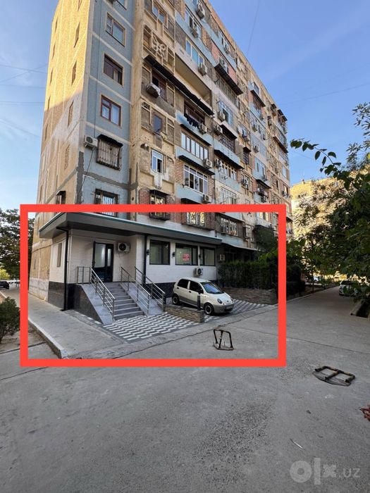 Под бизнес-64 кв.м,Паркентский базар! Внутри массива,цена 125.000 $