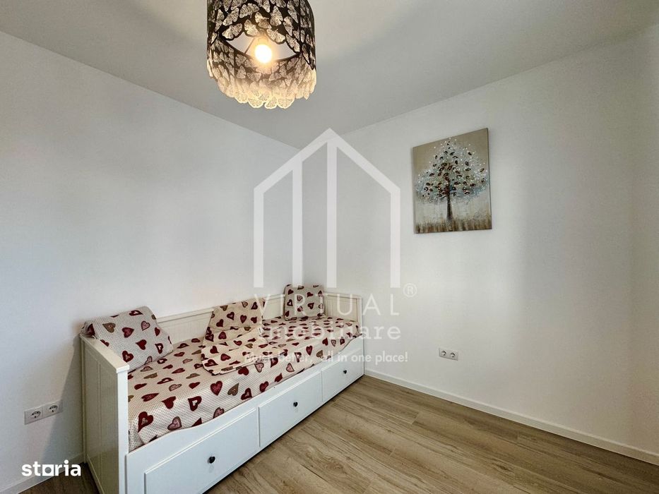 Apartament cu 3 camere, 60mp utili, 2 balcoane (16mp), etaj 1/4, lift