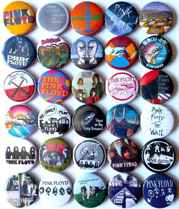 Значки на различни рок, поп, метъл групи, 30бр в комплект за 30лв