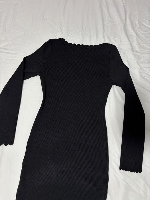 rochie neagra lunga