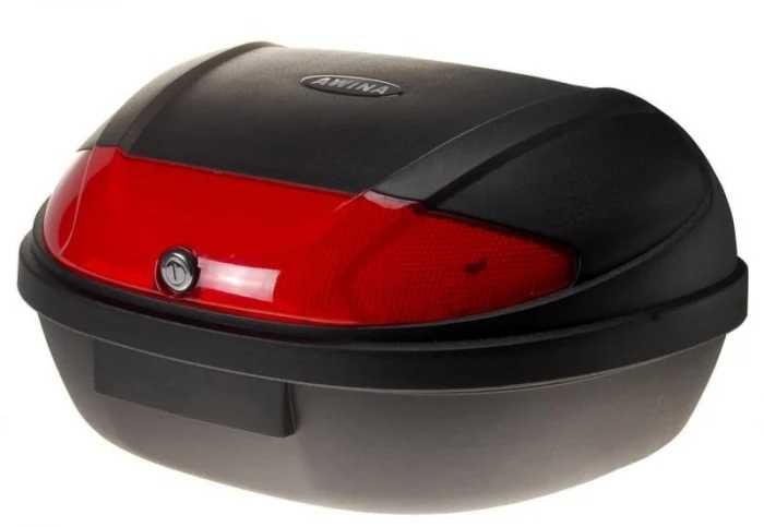 Cutie portbagaj moto/scuter, 60 x 44 x 31,5 cm, 48L , cu cheie și sistem antifurt, NOU