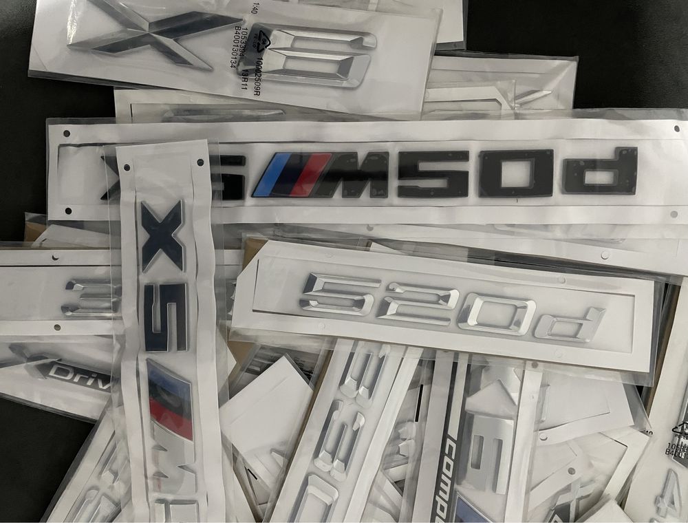 Embleme Cifre Litere Numere Stiker Bmw X Gt X Competition I D