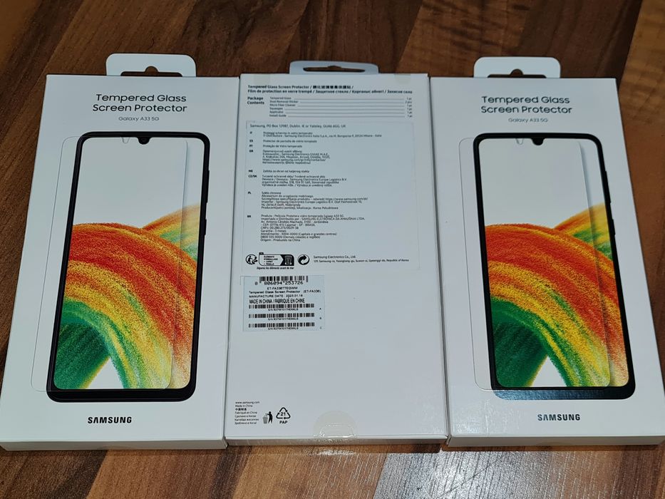 Folie sticla tempered full cover originala Samsung Galaxy A33 5G A336