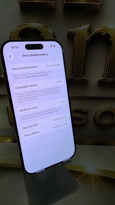 iPhone 16 Pro 5G 128GB Baterie:89 Preṭ fix!