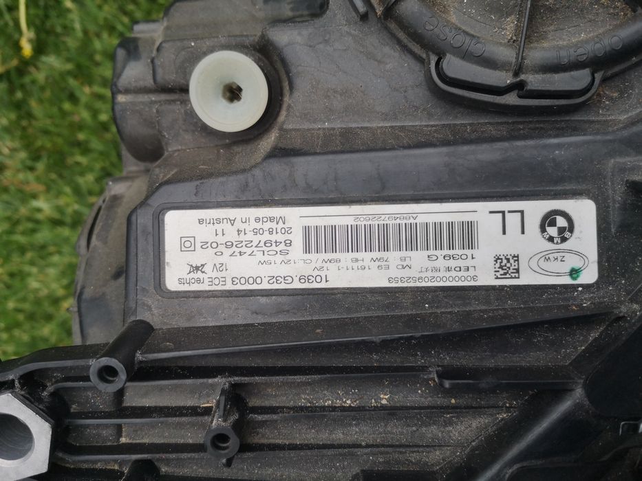 Far bmw seria 6 GT g32 full LED adaptive dreapta