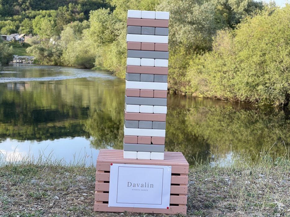 DAVALIN EVENTS | joc pentru inchiriat | GIANT JENGA