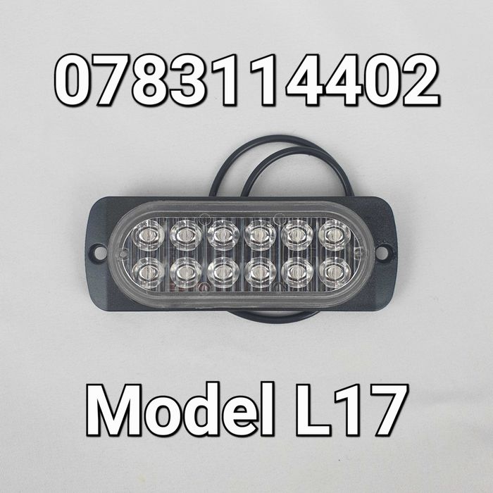 Lampa Led Rosie-Ceata-Pozitie-Stop-Remorca-Trailer-Platforma-Atv - L17