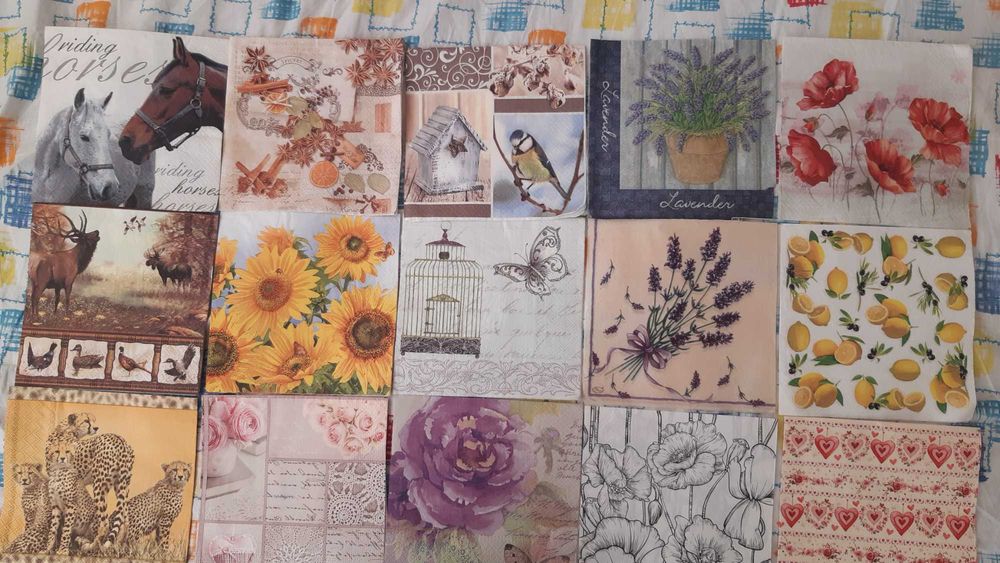 Салфетки за декупаж без размяна 35 см