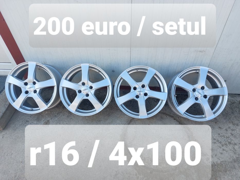 Jante aluminiu r16 / gama DACIA / RENAULT / NISSAN / 4x100