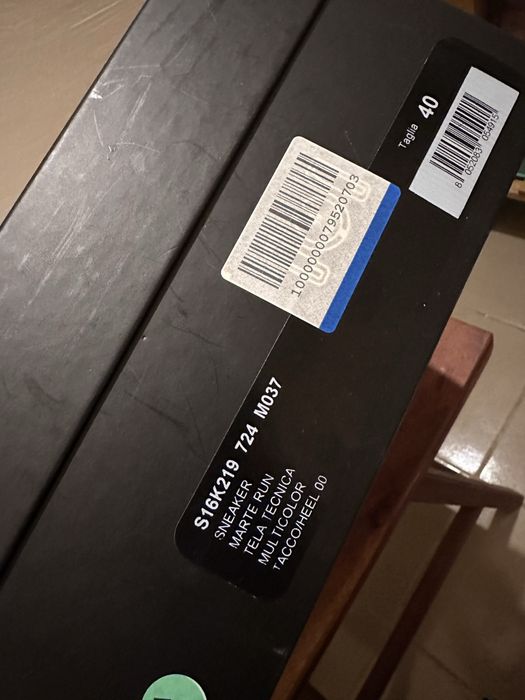 Dsquared2 шарени/многоцветни маратонки #41 стелки естествена кожа