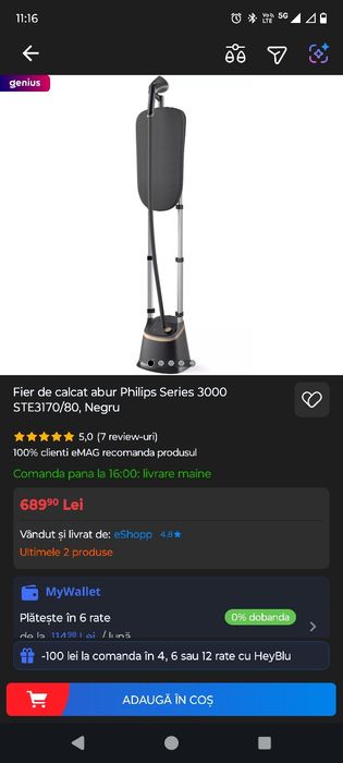 Vând fier de călcat