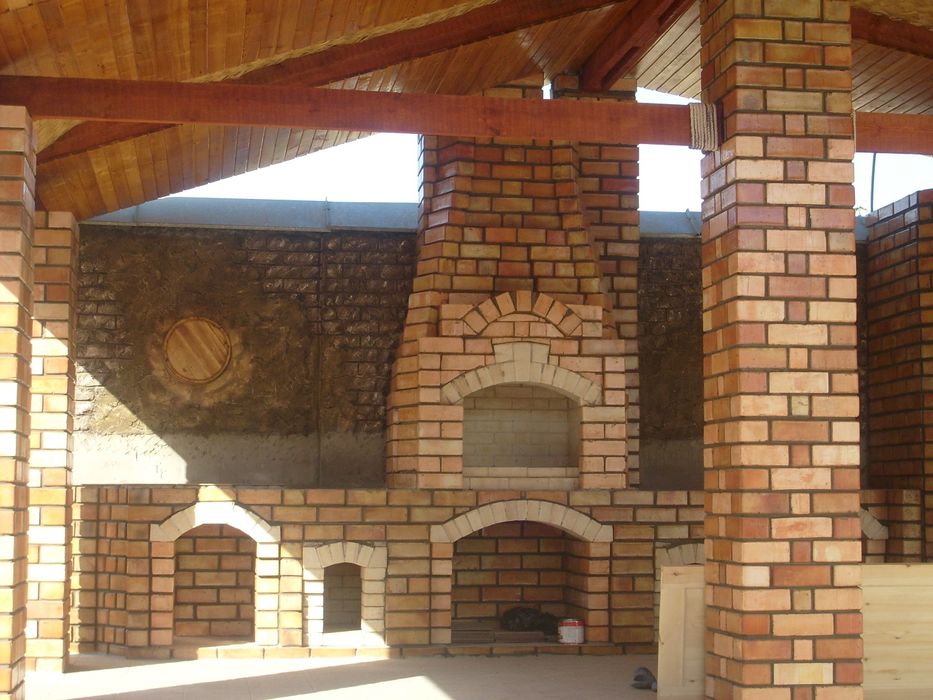 БАРБЕКЮ .Очаги. Летние кухни. Помпейская печь.