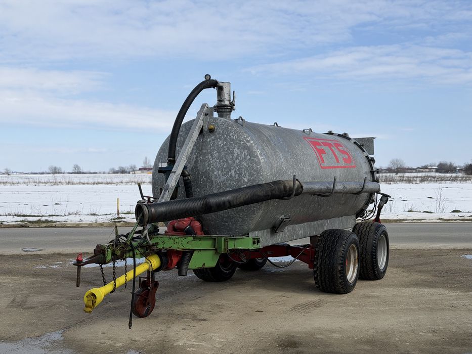 Vidanja/Cisterna 6000L FTS cu Punte Tandem Impecabila
