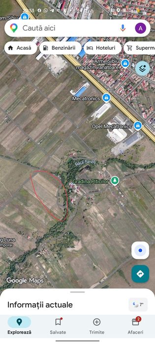 Teren  de vânzare Selimbar