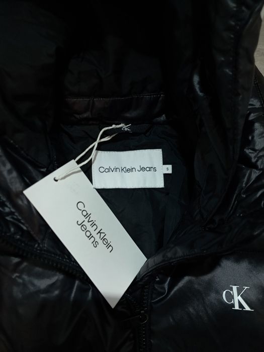 Geaca Calvin Klein Jeans Shiny Long Fitted dama