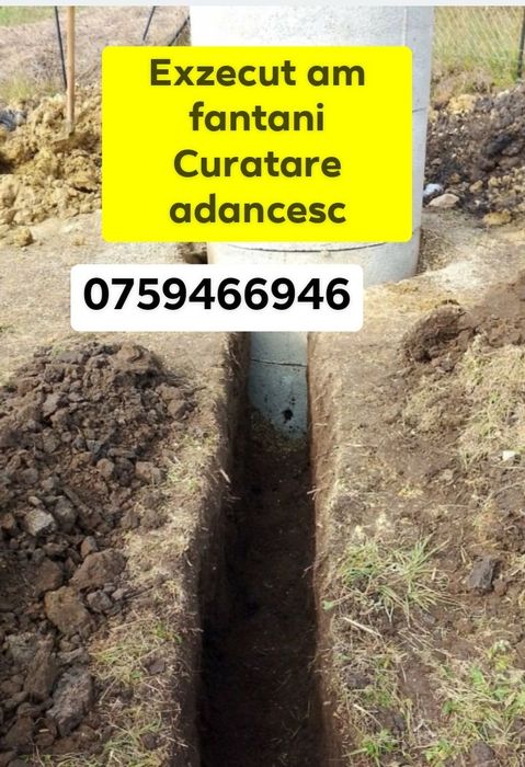 Curatare fantani adancesc