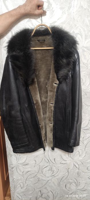 Дублёнка кожаная