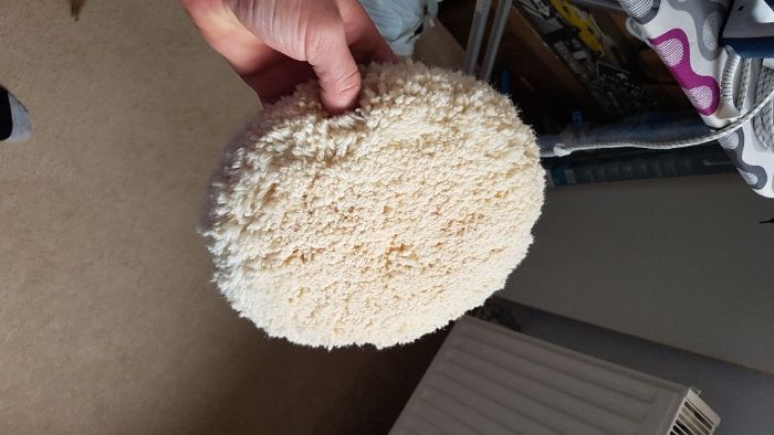 Tampon de lana pentru lustruit polish automagic bodymagic -made in USA