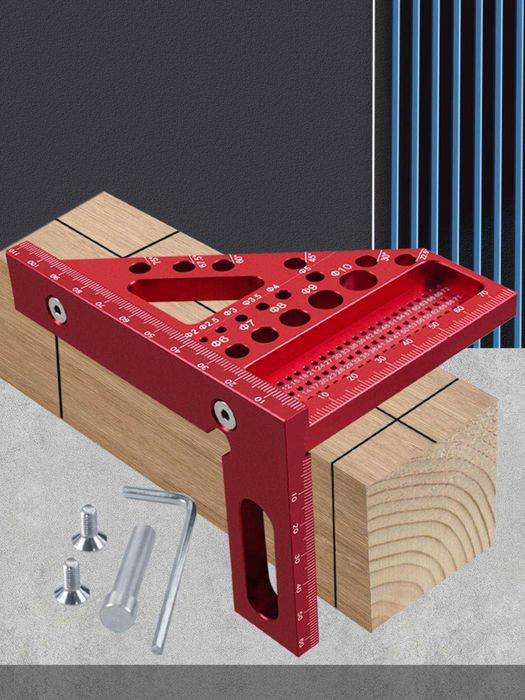 3D Алуминиев ъгъл, триъгълник за дървообработване