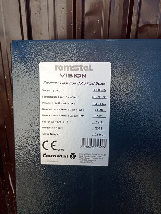 Vând elemenți pentru centrală termică