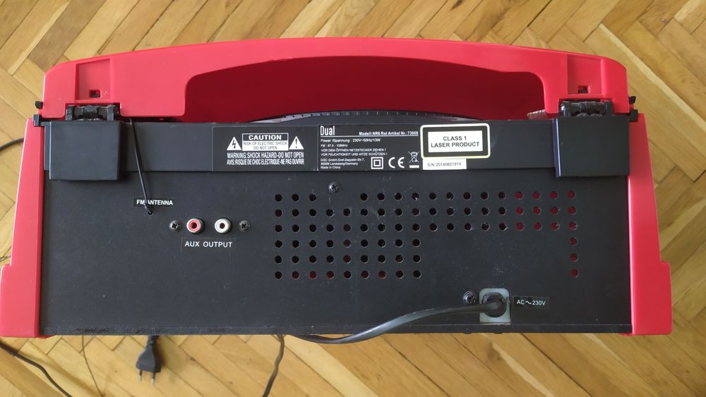Ретро стерео система Dual NR6 - грамофон, FM радио, CD, MP3, SD card.