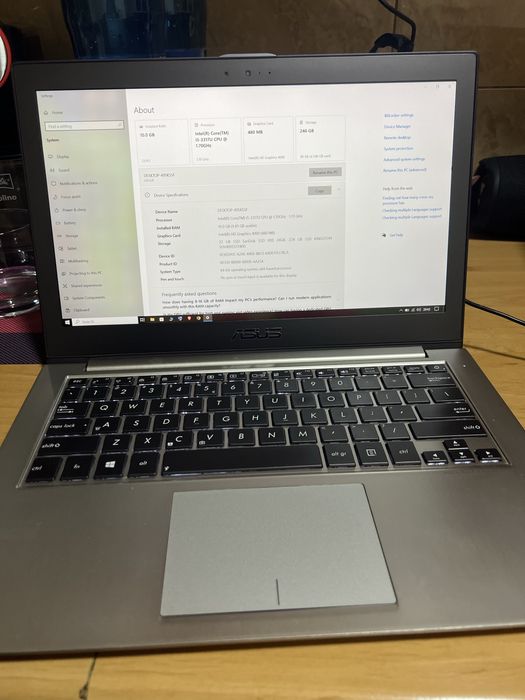 Laptop Asus zenbook