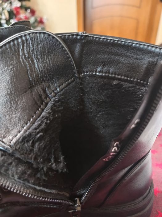 Черни топли боти за момиче