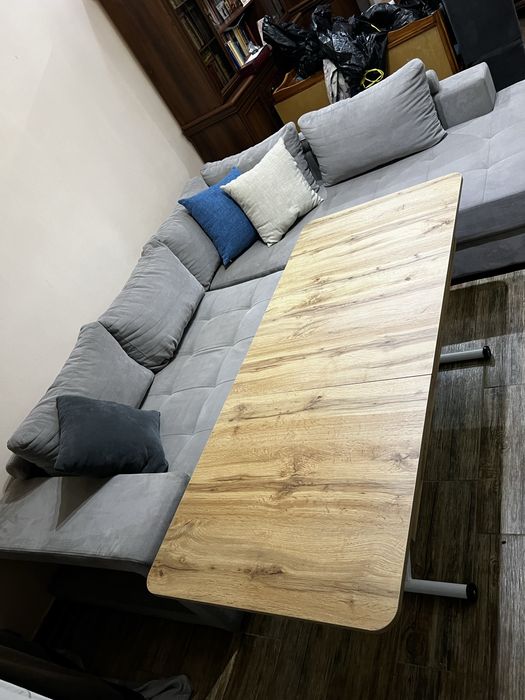 Ъглов разтегателен диван