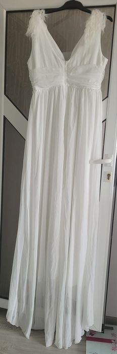 Rochie alba eleganta