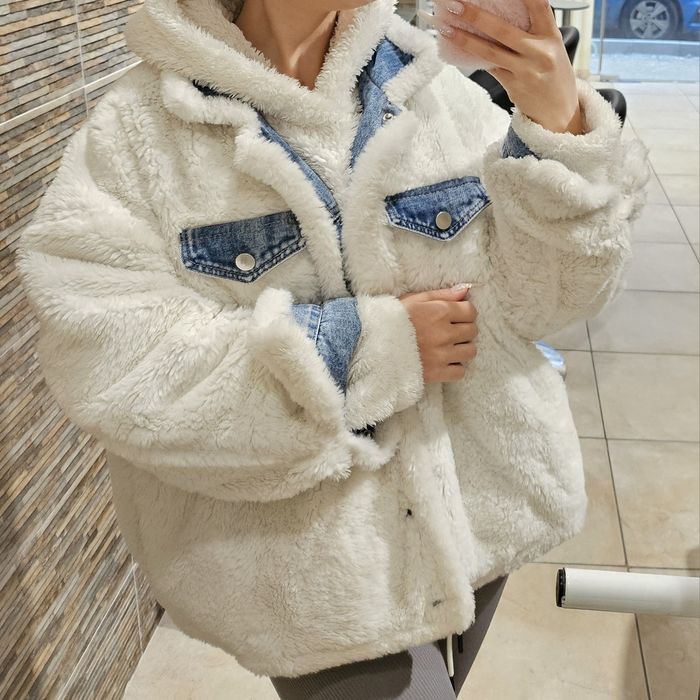 Дънково двулицево яке