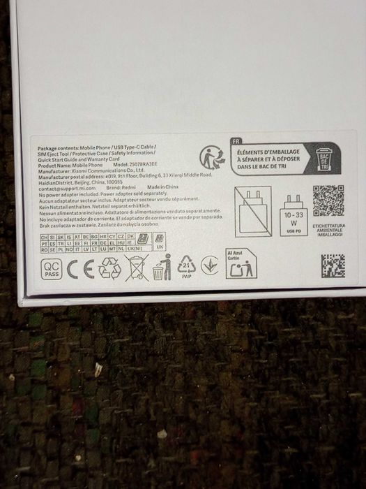Чисто нов телефон Redmi 15c