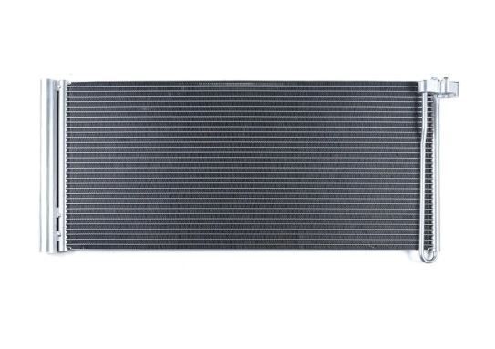 Condensator climatizare Porsche Panamera (970) 2009-2016, 05.2010-07.2013, motor 3.6 V6, 221 kw benzina, cutie manuala/automata, full aluminiu brazat, 745(700)x320x16 mm, cu uscator si filtru integrat