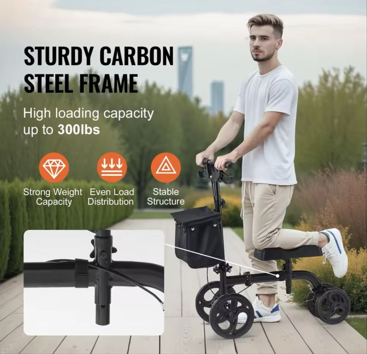 Колело-скутер при травма на глезена.