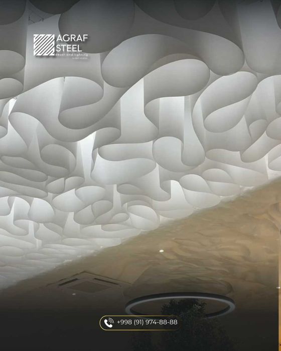 3D patalok, Dekorativ patalok, дизайнерский потолок, Difuzor potolok