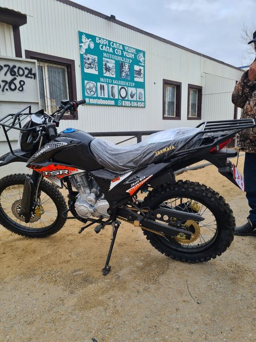 Мотоцикл Оралда қолда бар