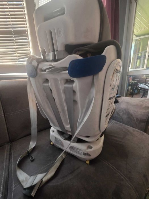 Стол за кола 0-36 кг.  ISOFIX 360° сиво