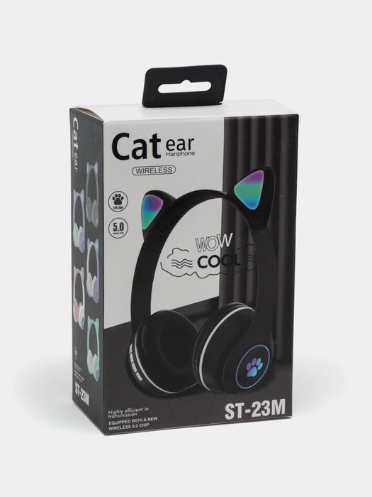 Cat Ear наушники с кошачьими ушками