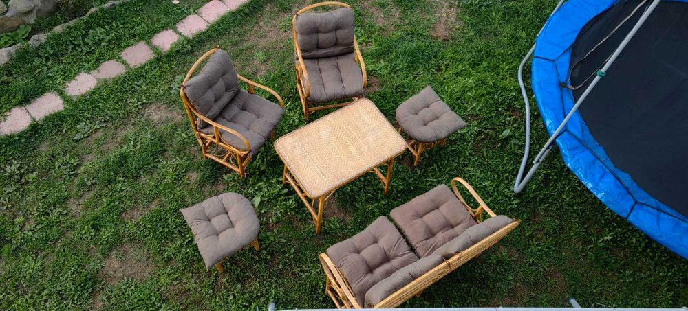 Естествен ратан. Комплект 6 части