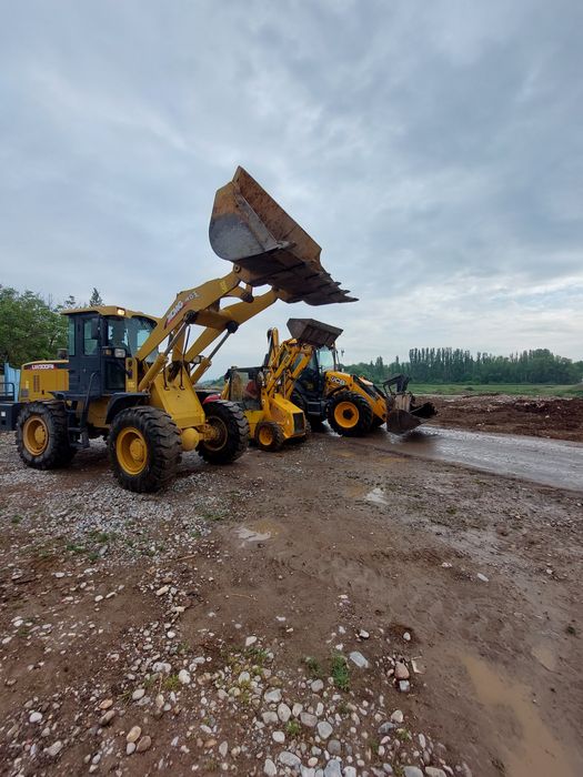 Услуги экскаватора погрузчика 4 в одном ленгер