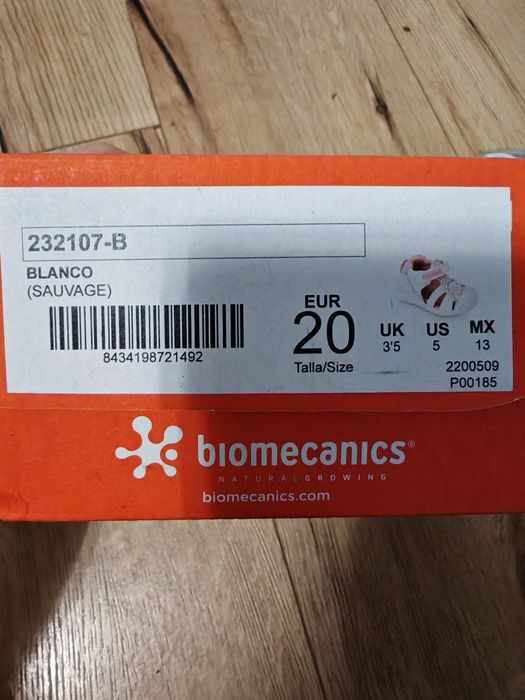 Бебешки сандали за прохождане  BIOMECANICS